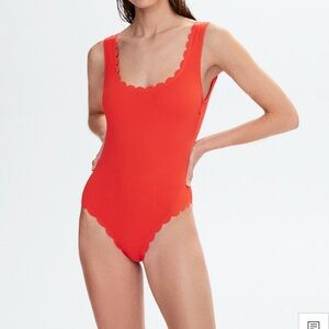 Mango Womanly Red Swimsuit